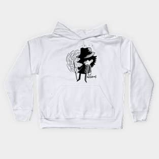 mysterious hedgehog Kids Hoodie